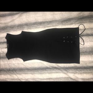 tight black dress